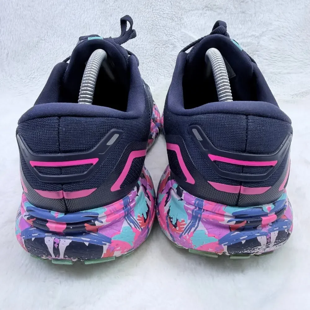 Brooks Ghost 15 Women's Eclipse Baja Blue Pink Running Shoes Size 11 Wide